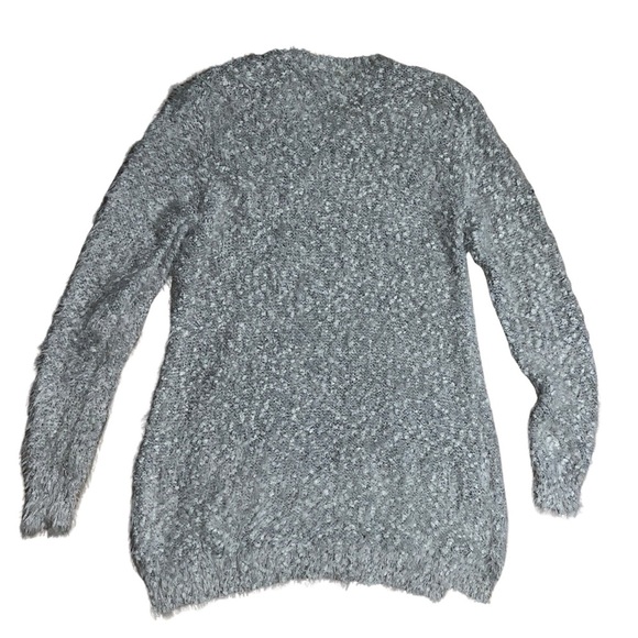 Anthropologie Katsumi Eyelash Knit Sweater Textured Fuzzy Pullover Soft Grunge - Picture 2 of 5